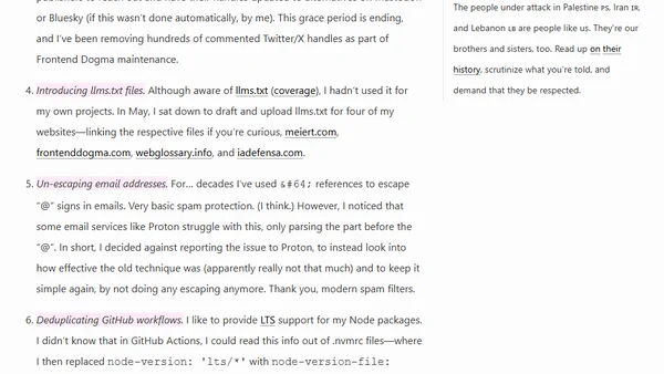 Website Optimization Measures, Part XXXVIII