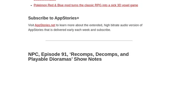 Podcast Rewind: Summer Experiments, Game Recomps, and Tier Listing Euro Banknotes