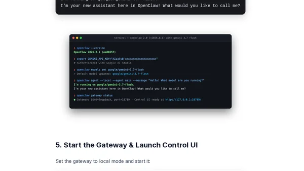 Setup OpenClaw 2.0 with Gemini in Under 60 Seconds