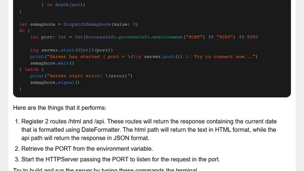 Deploy Swift HTTP Serverless Container to Google Cloud Run in 5 minutes