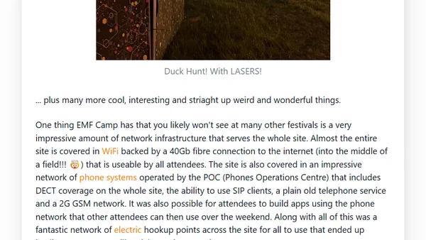 My First EMF Camp