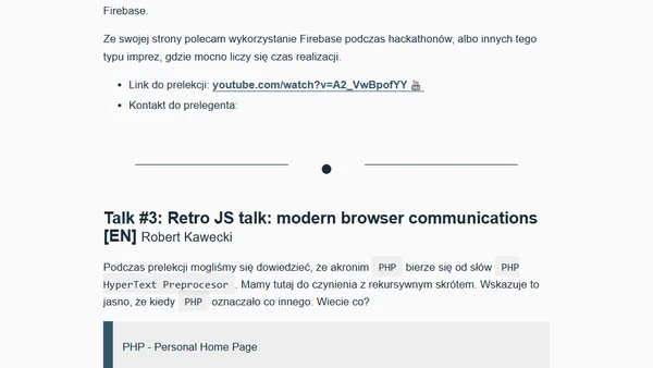 WarsawJS Meetup #30
