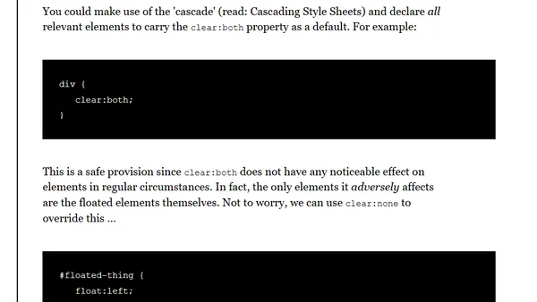 Using The Cascade
