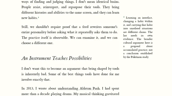 The Interface Is the Curriculum