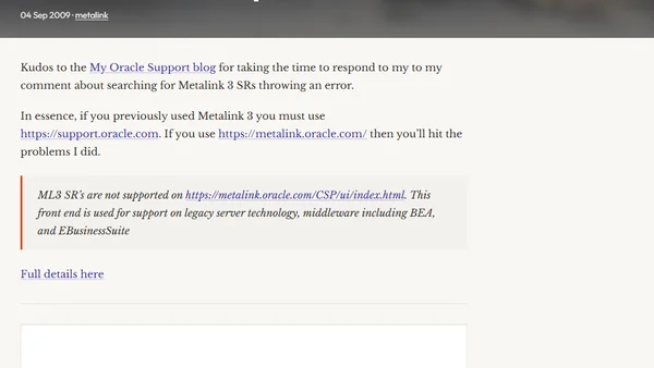 Metalink 3 followup