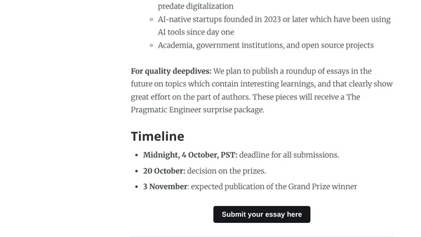 How software engineering is changing: an essay challenge
