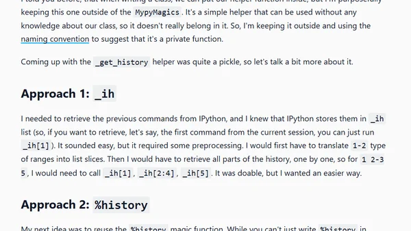 Creating Magic Functions in IPython - Part 3
