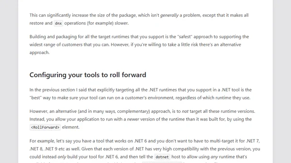 Using and authoring .NET tools