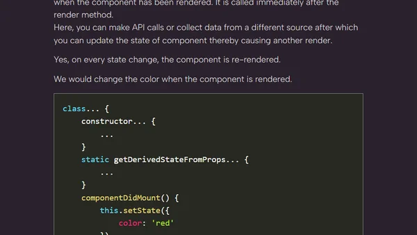 Understanding React Component Lifecycle