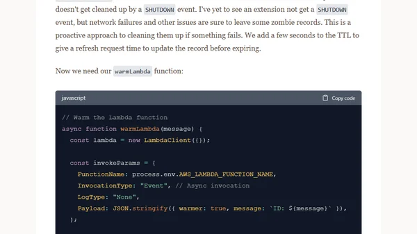 Lambda Tail Warming