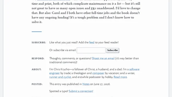 [notes] On the Rust Book Maintenance