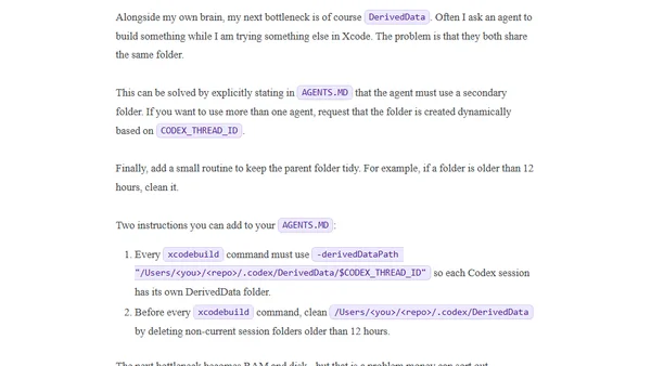 Multiple Agents and Xcode
