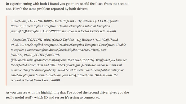 Which jdbc driver to use