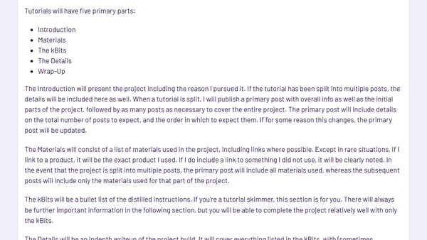 Tutorial Format Decoded
