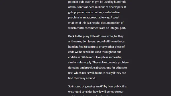 Thoughts On Comments