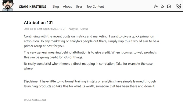 Attribution 101