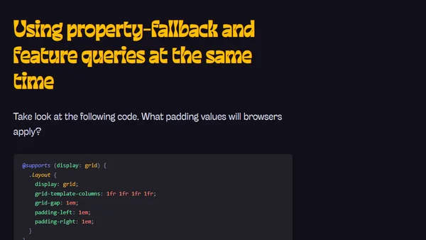 Supporting older browsers—Part 2: CSS
