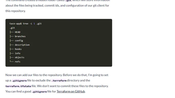 Creating Your First Terraform Repository