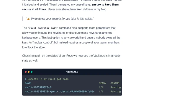 Install Hashicorp Vault on Kubernetes using Helm - Part 1