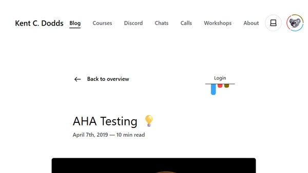 AHA Testing 💡