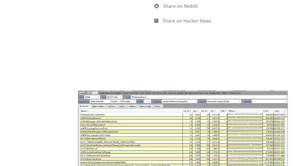 Showing unresolved functions in PerfView