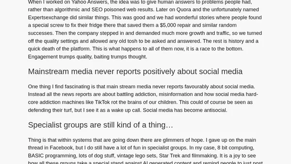 Anti-Social Media