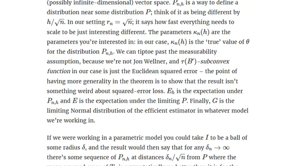 Local asymptotic minimax, and nearly-true models