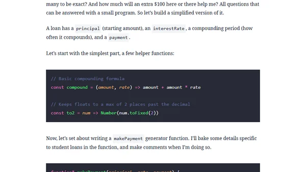 Generator Functions