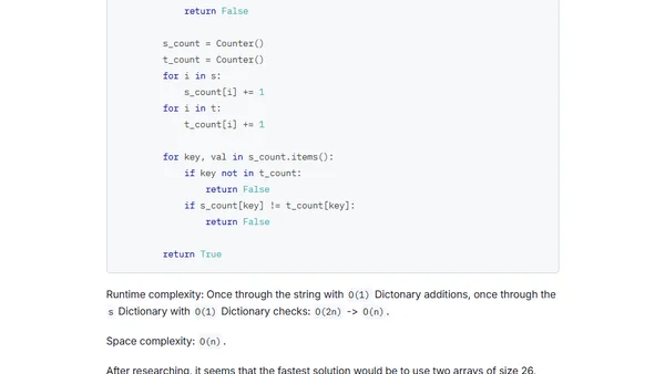 Leetcode - Episode 7 - Getting More Pythonic (3x E)