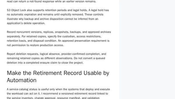 Retiring Enterprise AI Safely: Decommissioning Models, Agents, Data, and Endpoints