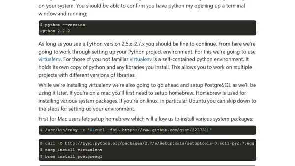 Getting Setup with Python