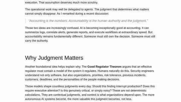 The Judgment Layer: Rethinking AI Safety for Agentic Systems