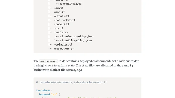 Supporting Staging and Production Environments With Terraform