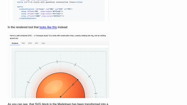 Markdown SVG upgrades