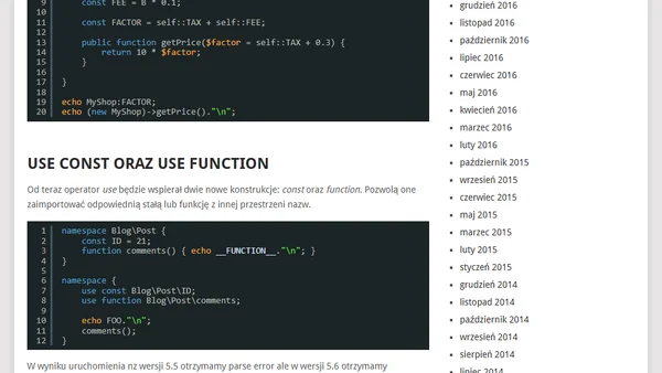 Co nowego w PHP 5.6
