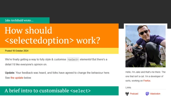 How should <selectedoption> work?