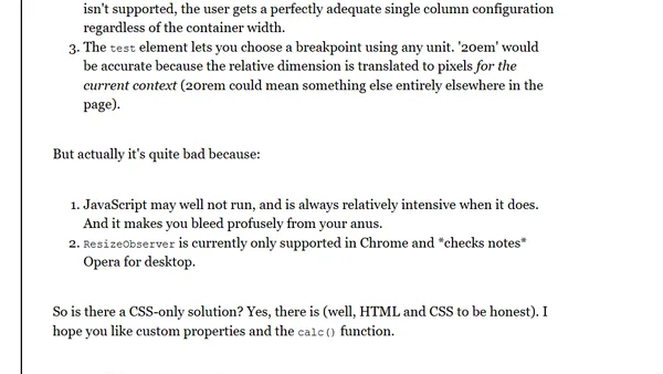 The Flexbox Holy Albatross