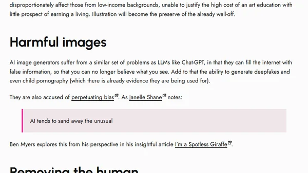Stop Using AI-Generated Images
