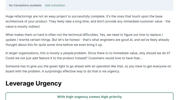 Use Urgency