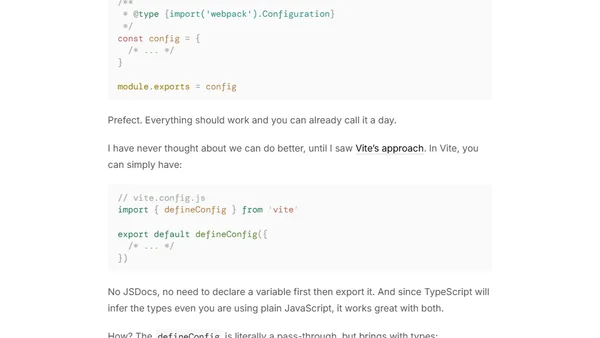 Type your Config