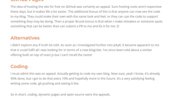 Why Jekyll