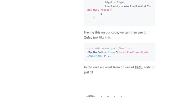 Making the case for XAML Markup Extensions