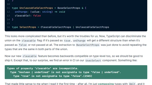 Omit for Discriminated Unions in TypeScript