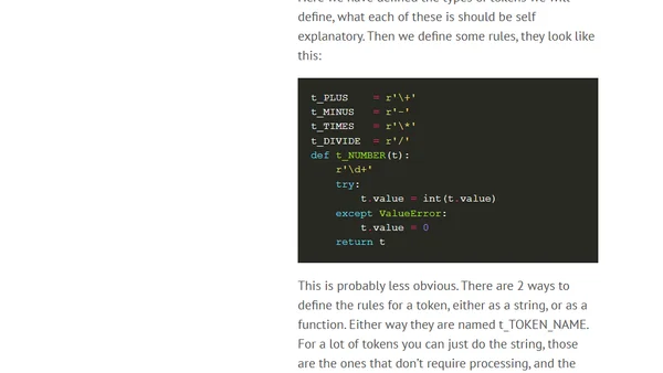 Getting Started With PLY