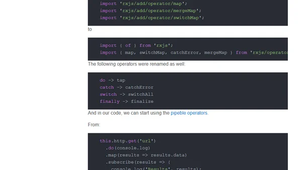 Upgrading to Angular v6: Step by Step