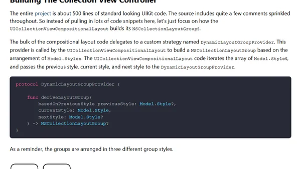 Building A Reorderable UICollectionView