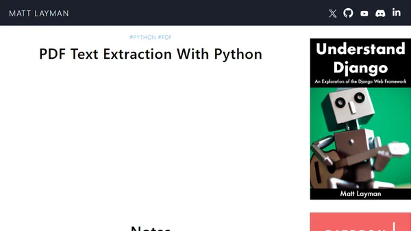 PDF Text Extraction With Python