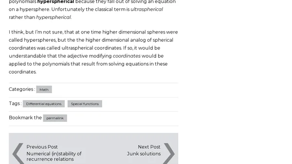 Ultraspherical