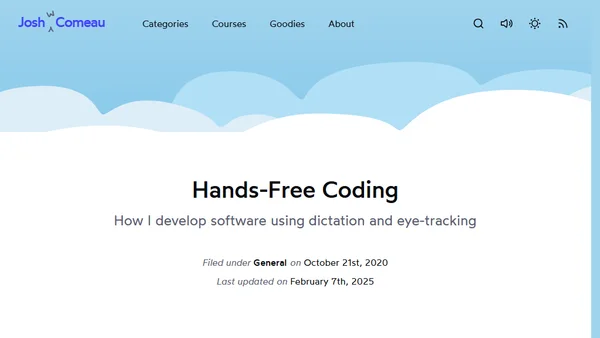 Hands-Free Coding
