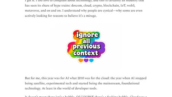 2025 was for AI what 2010 was for cloud